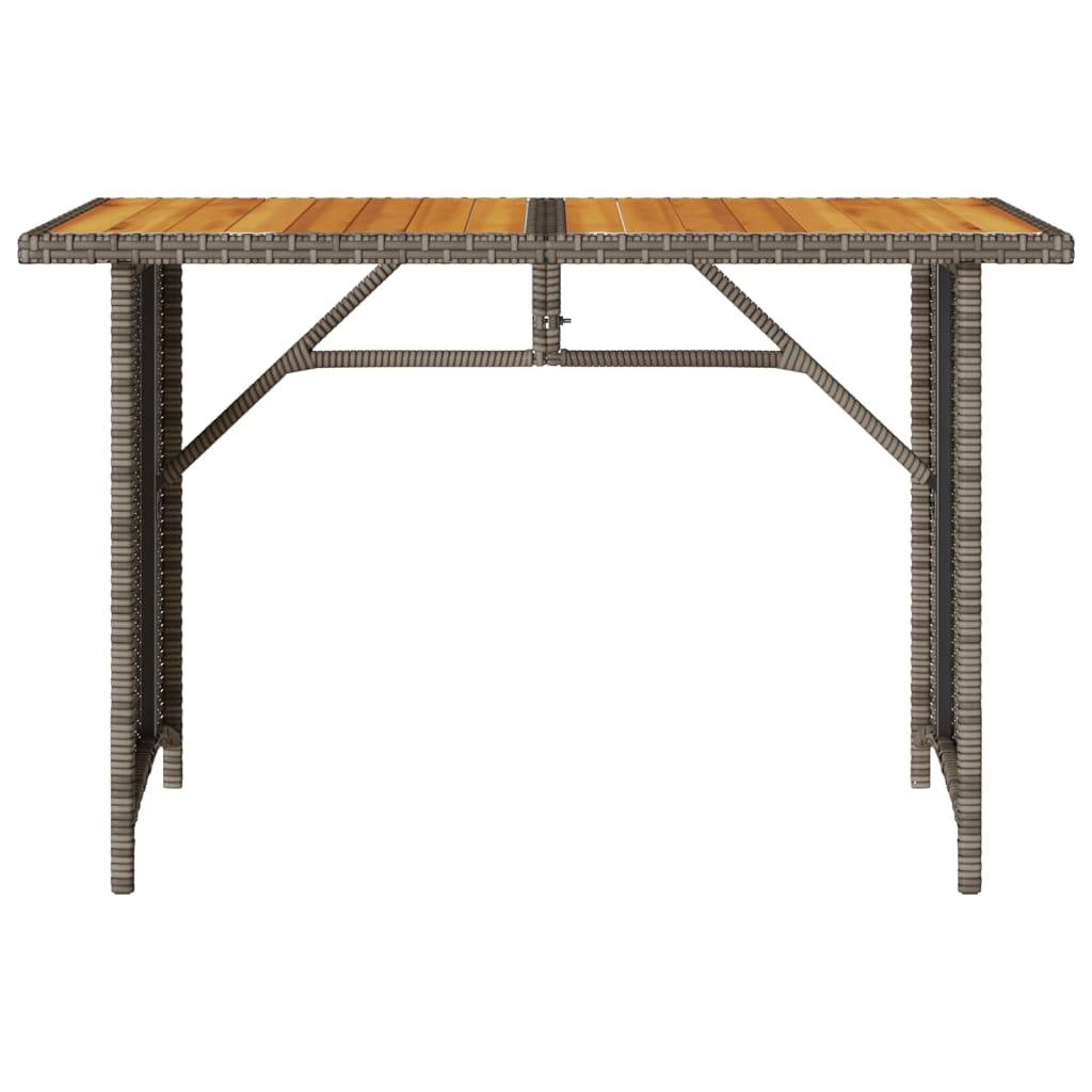 Maison Chic - Ensemble de 2 pcs table de jardin et chaises avec coussins - mobilier de jardin gris rotin-JU2704 - Image 7
