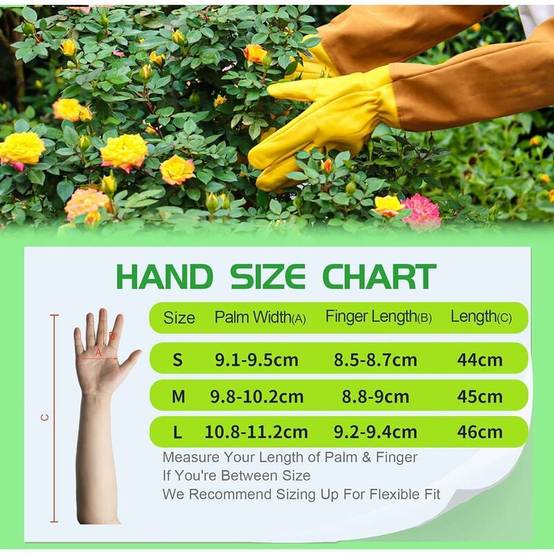 Gants de Jardin Femme/Homme Cadeaux de Jardin(M)Gants de Jardin Gants de Rose Résistants aux Épines Gants de Travail en Cuir Femme, Gants en Cuir Gant - Image 2