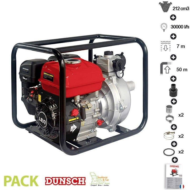 Autre - Motopompe thermique à forte pression 6,5 bars,débit de 30m3/h LEA LE71212-50H