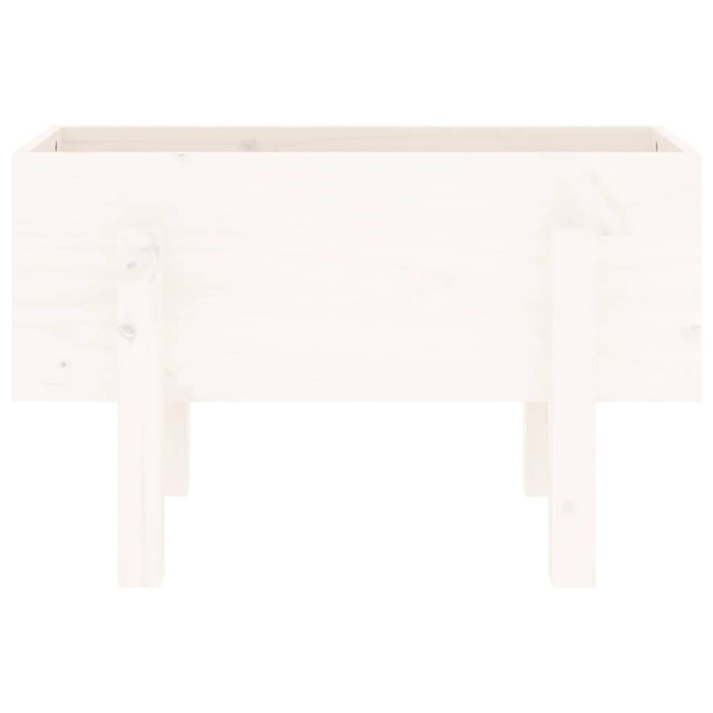 Vidaxl - Jardinière blanc 62x30x38 cm bois massif de pin vidaXL 825178 - Image 6