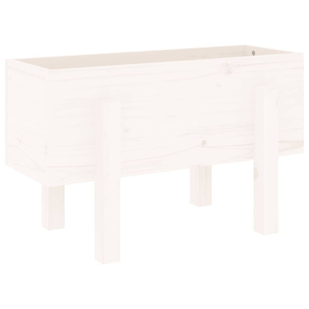 Vidaxl - Jardinière blanc 62x30x38 cm bois massif de pin vidaXL 825178 - Image 2