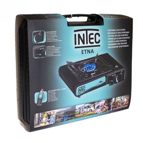 Réchaud à gaz 2200W + 8 Cartouches gaz butane Camping Road trips Piezo Mallette Etna INTEC - Image 8