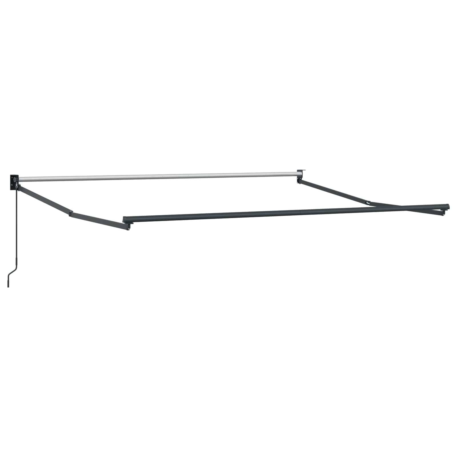 PANGIVO - Auvent rétractable aluminium et polyester gris clair et blanc 450 x 300 cm, 22.72kg - PANGIVO - Image 3