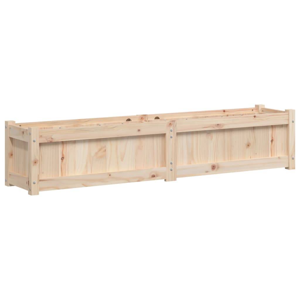 Maison Chic - Jardinière - Bac à Fleurs - Pot De Fleurs 150x31x31 cm bois de pin massif - Image 1