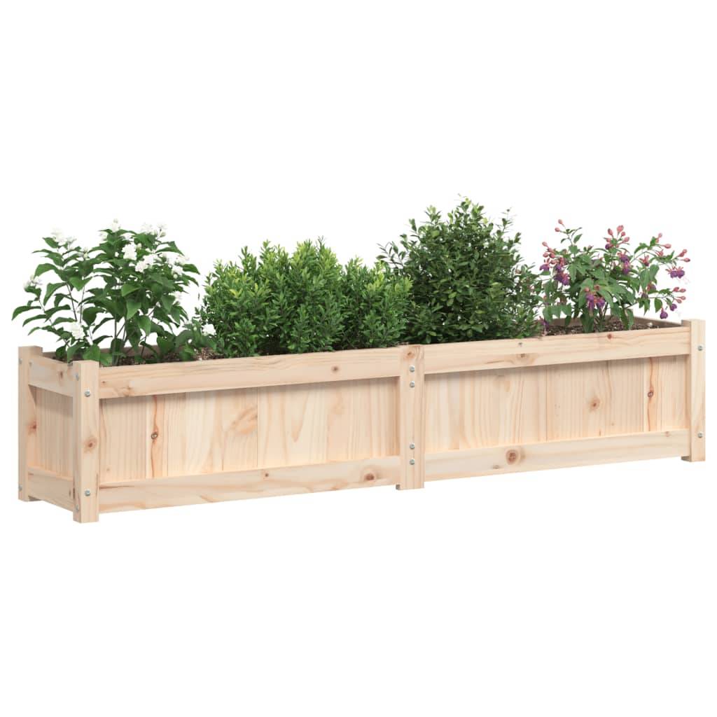 Maison Chic - Jardinière - Bac à Fleurs - Pot De Fleurs 150x31x31 cm bois de pin massif - Image 4