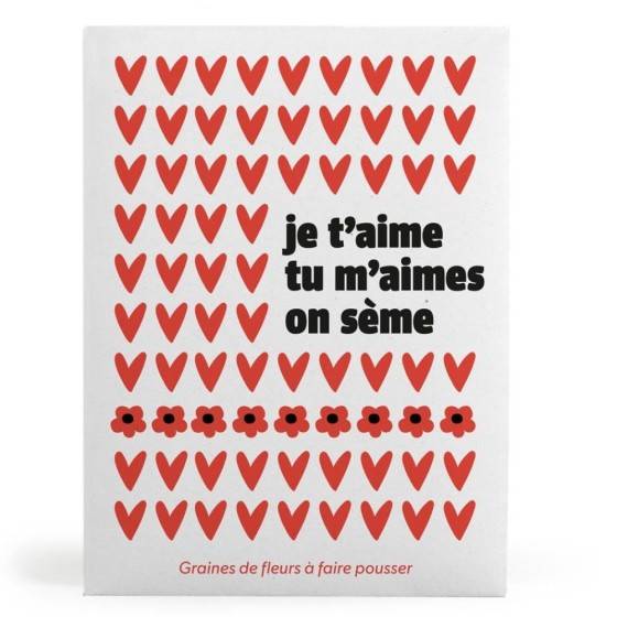 Radis et Capucine - Radis et Capucine - Sachet message - Je t'aime Tu m'aimes on sème - Image 1