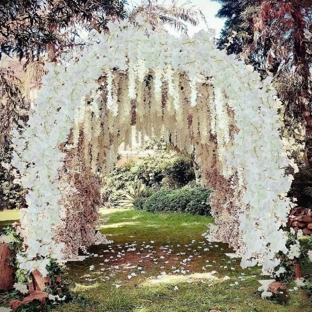 Décoration Florale Cerisier Artificiel Blanc - Vigne pour Cacher Tuyaux et Mur - Ambiance Orientale - Lytech - Image 3