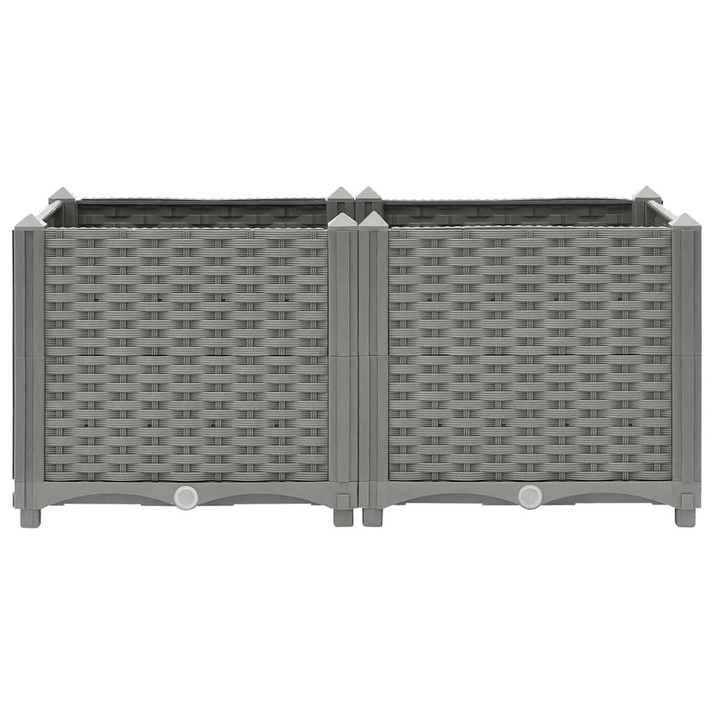 Vidaxl - Lit surélevé 80x40x38 cm Polypropylène vidaXL 153294 - Image 9