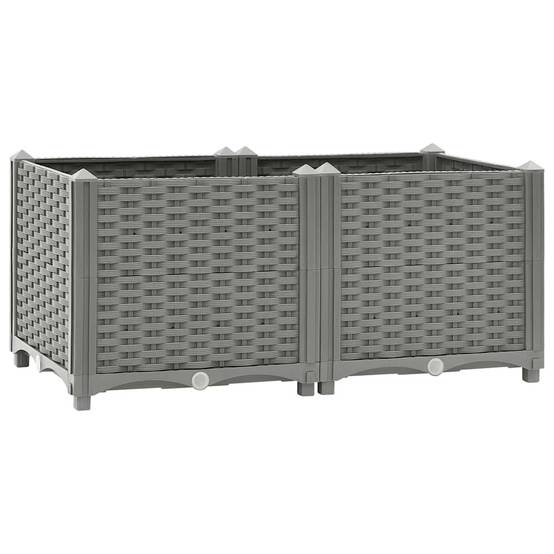Vidaxl - Lit surélevé 80x40x38 cm Polypropylène vidaXL 153294 - Image 1