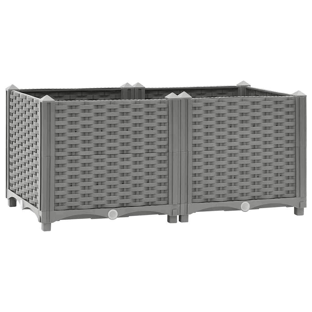 Vidaxl - Lit surélevé 80x40x38 cm Polypropylène vidaXL 153294 - Image 1