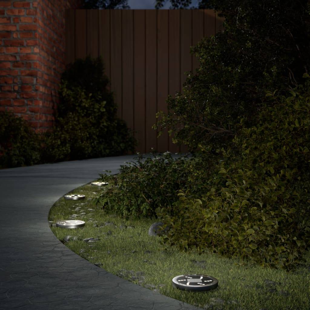 Lampe d'extérieur - Lampe de jardins solaires de sol et piquets de sol 12 pcs-JU798 - Image 2