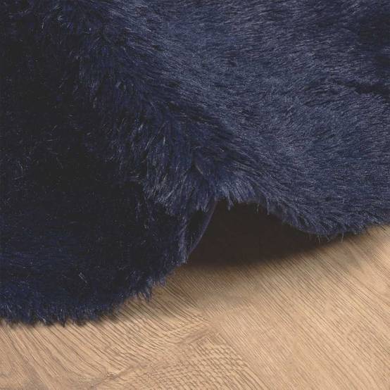 Tapis de Sol Ronden Polyester Doux et Confortable Bleu Marine Diamètre 120 cm – ComfortXL Outdoor Living - Image 5