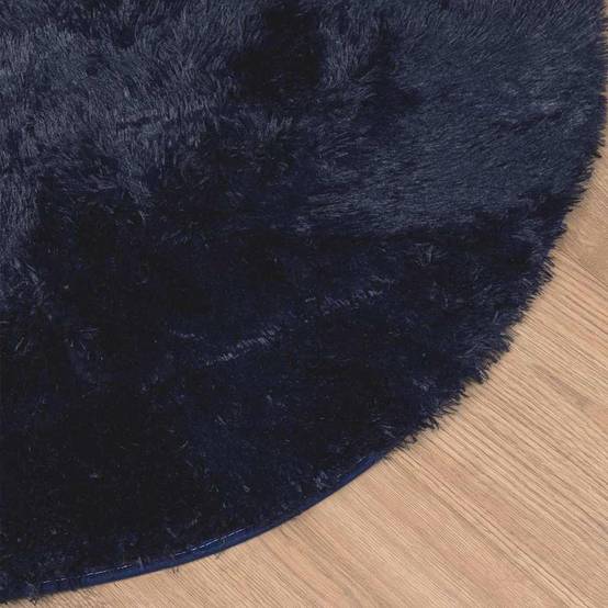 Tapis de Sol Ronden Polyester Doux et Confortable Bleu Marine Diamètre 120 cm – ComfortXL Outdoor Living - Image 4