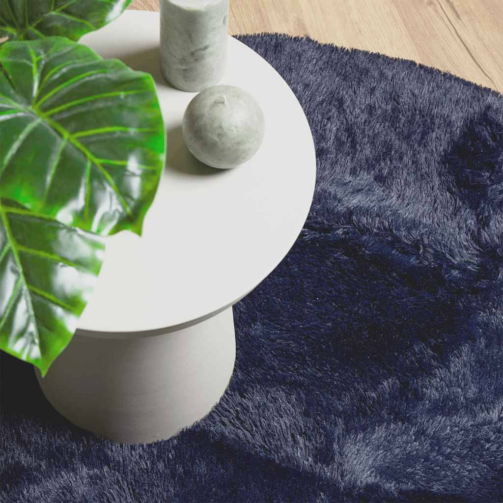 Tapis de Sol Ronden Polyester Doux et Confortable Bleu Marine Diamètre 120 cm – ComfortXL Outdoor Living - Image 8