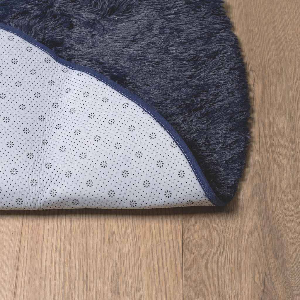 Tapis de Sol Ronden Polyester Doux et Confortable Bleu Marine Diamètre 120 cm – ComfortXL Outdoor Living - Image 6