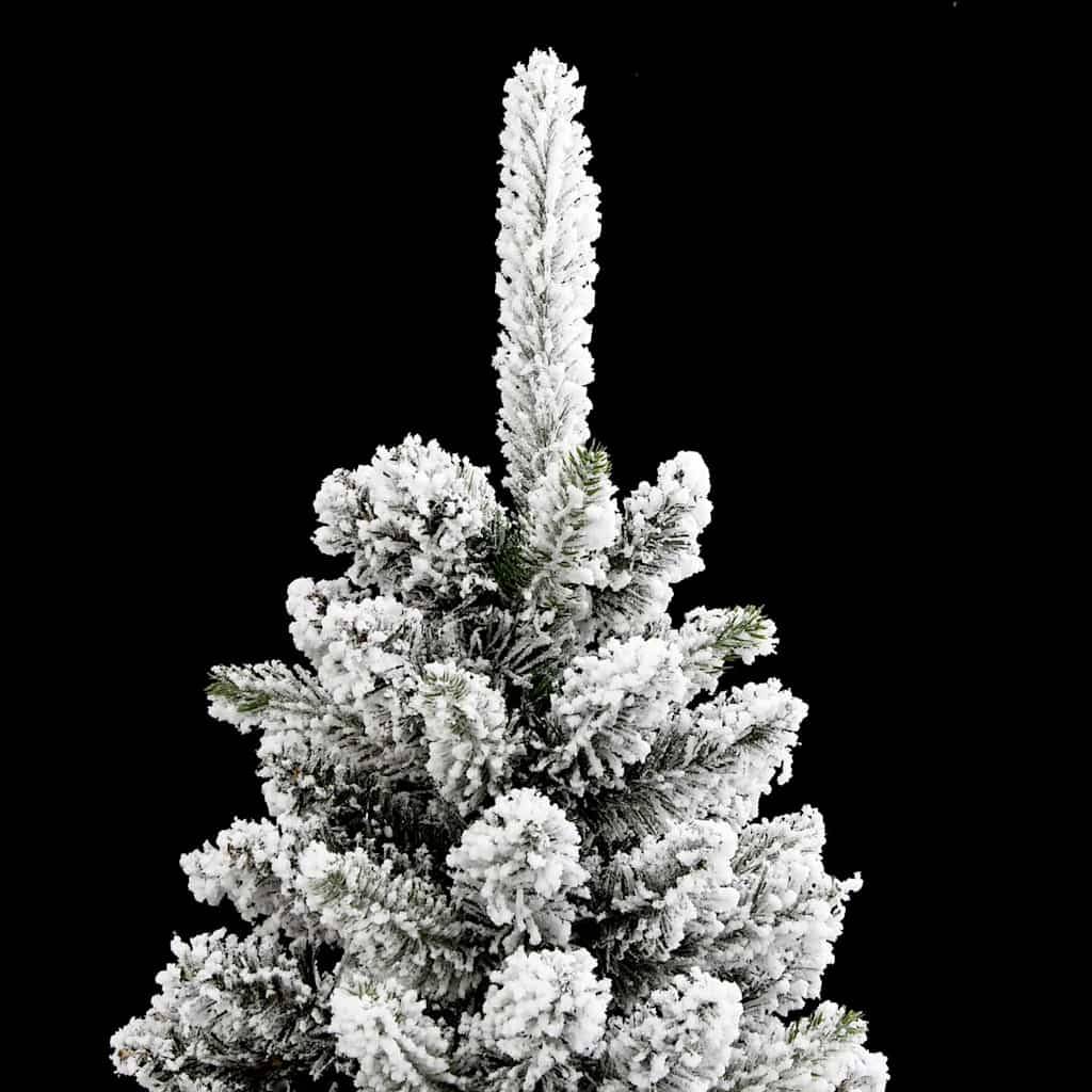 Sapin de Noël | Arbre de Noël artificiel Blanc 150 cm PVC, métal et plastique Maison Chic - Image 8