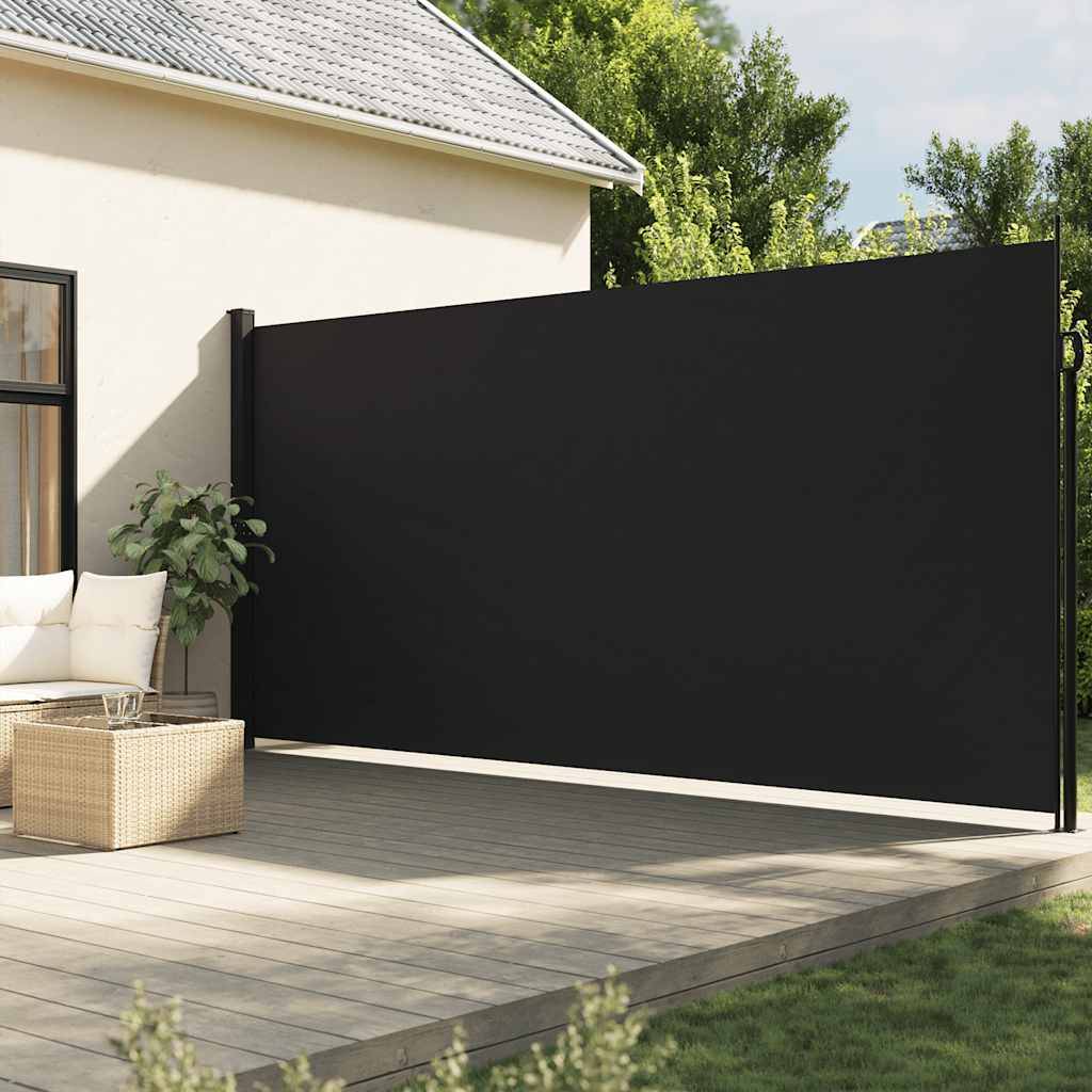 Store Banne - Auvent latéral rétractable noir 200x600 cm - MEUBLE PRO-JU5044 - Image 2