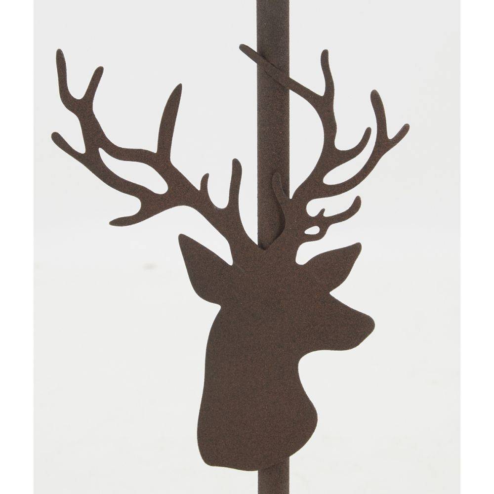 Aubry Gaspard - Lampe en métal décor tête de cerf - Image 4