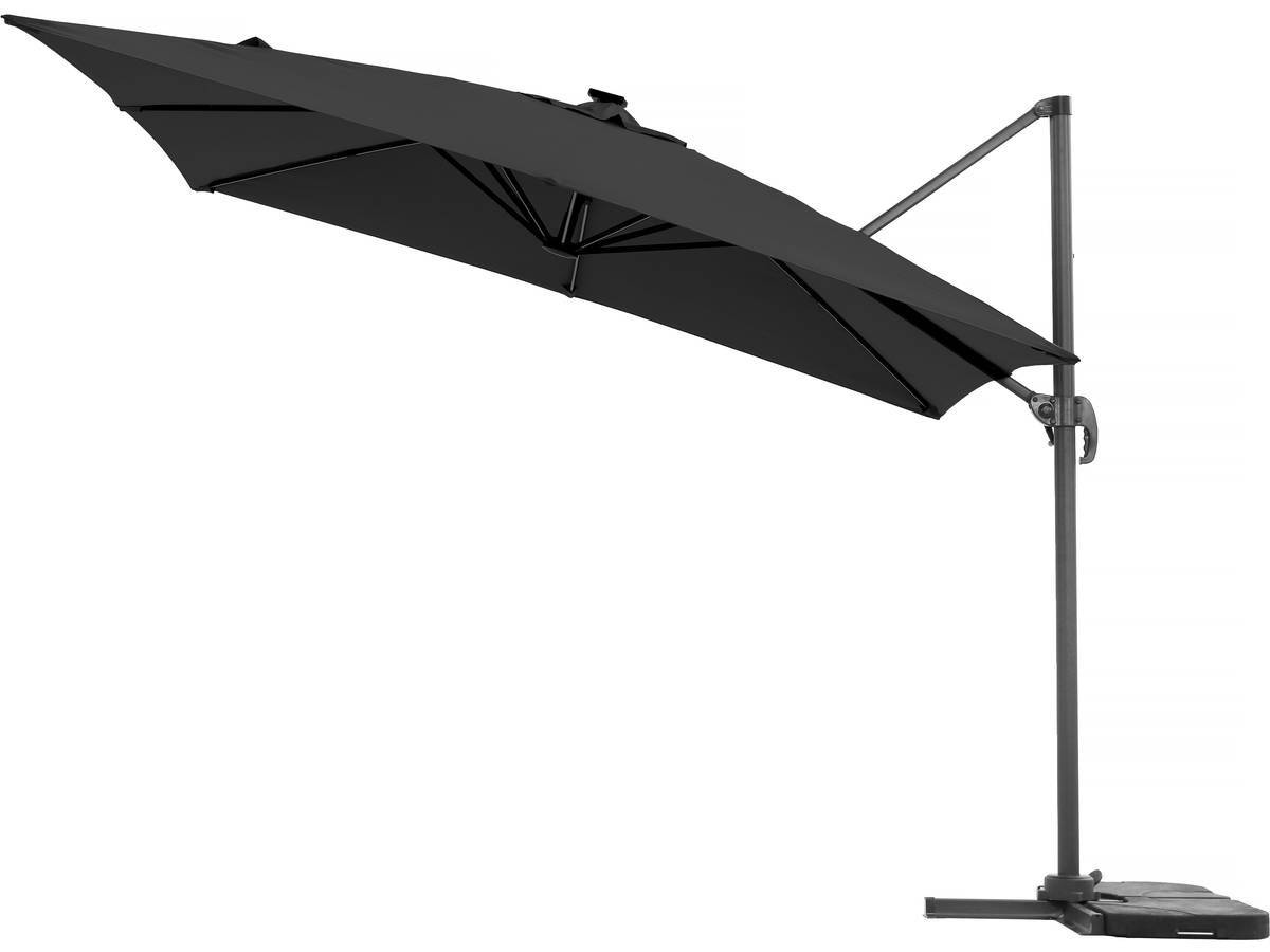 Habitat Et Jardin - Parasol Déporté Avec Led - "sun 4 Luxe" - 3 X 4 M - Noir -habitat Et Jardin - Image 3