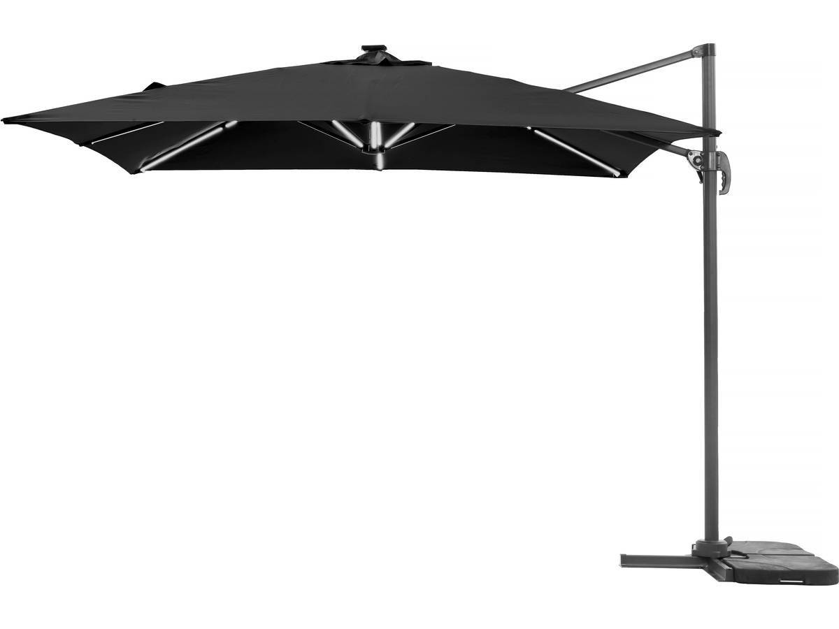 Habitat Et Jardin - Parasol Déporté Avec Led - "sun 4 Luxe" - 3 X 4 M - Noir -habitat Et Jardin - Image 4