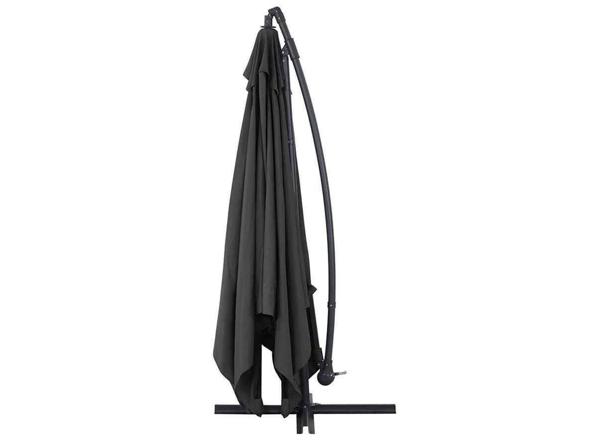 Habitat Et Jardin - Parasol Jardin Déporté  Alu "ilios 3" - Carré - 3 X3 M - Noir -habitat Et Jardin - Image 2