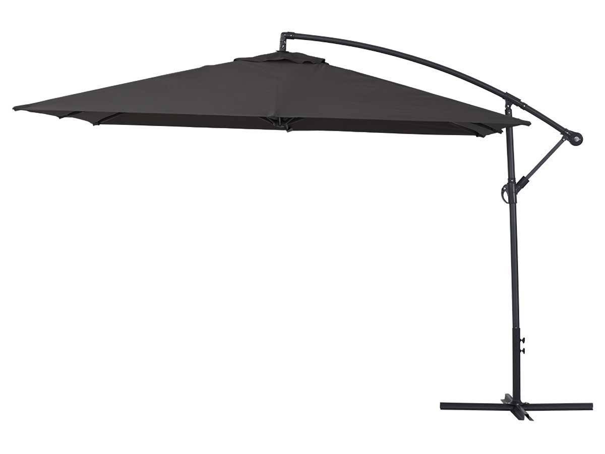 Habitat Et Jardin - Parasol Jardin Déporté  Alu "ilios 3" - Carré - 3 X3 M - Noir -habitat Et Jardin - Image 1