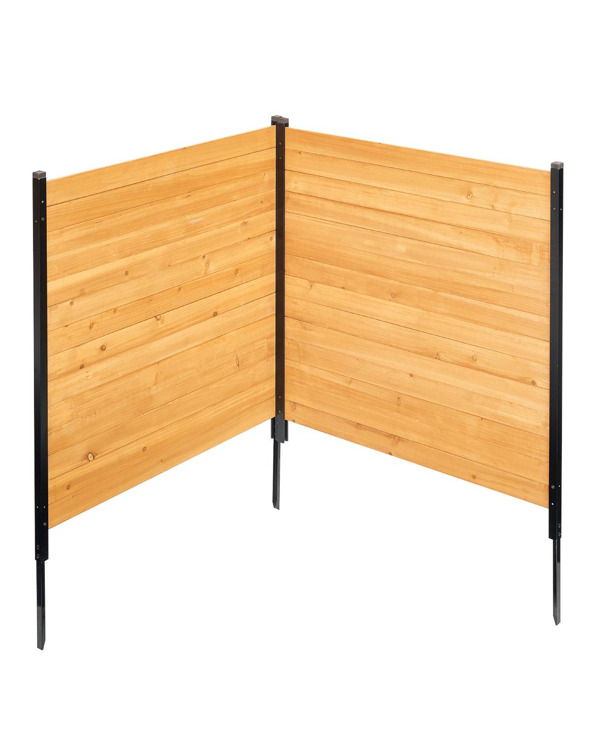 Vevor - VEVOR Clôture de confidentialité bois 2 panneaux 1100 x 982 mm pour climatiseur - Image 1