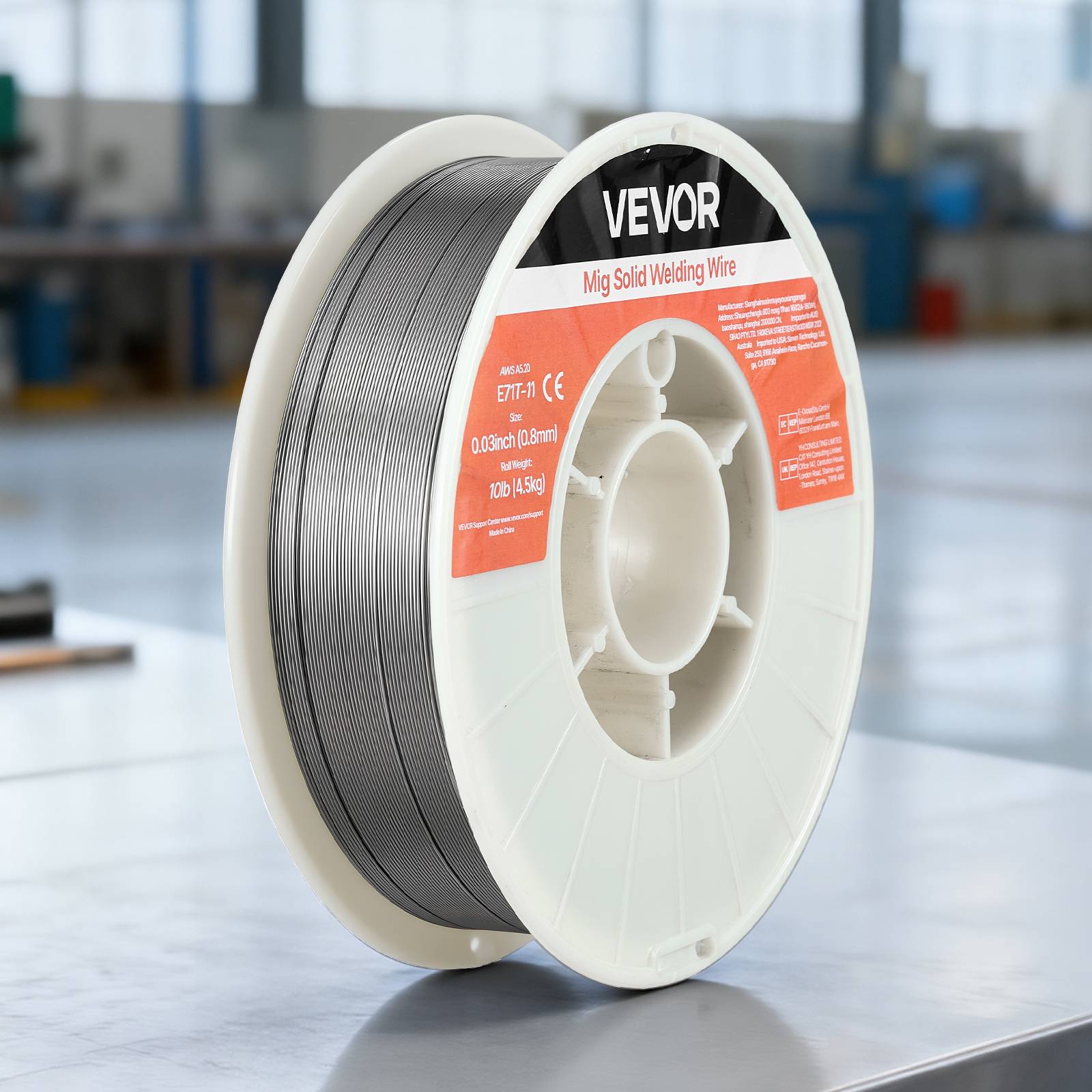 Vevor - VEVOR Fil fourré sans gaz 0,8 mm 4,5 kg - E71T-11, pour acier doux, toutes positions, faible projection. - Image 8