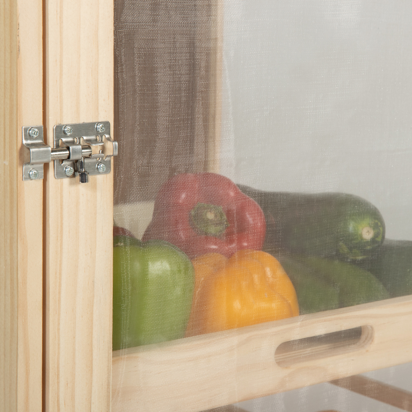 Légumier fruitier en bois VEGGE avec 3 tiroirs amovibles - Image 8