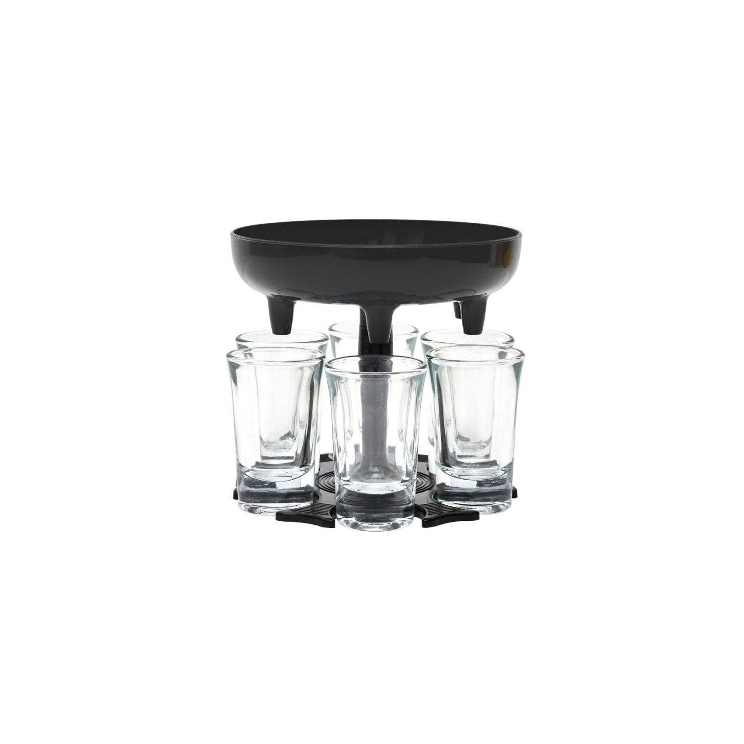 Distributeur De 6 Verres "shooter" 13cm Noir - Image 1