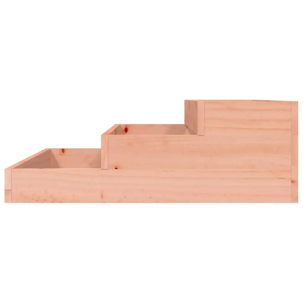 Helloshop26 - Jardinière carrée design robuste 78 x 78 x 27 cm pour jardin extérieur en bois de douglas massif - Image 3