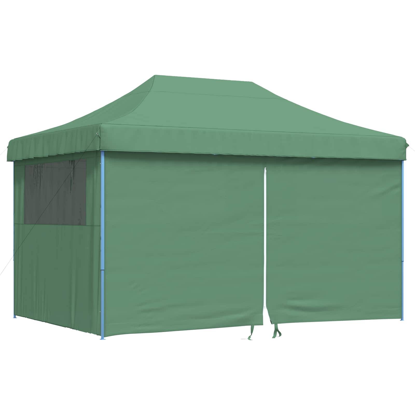Vidaxl - Tente de réception pliable escamotable 4 parois latérales vert vidaXL 4004976 - Image 2