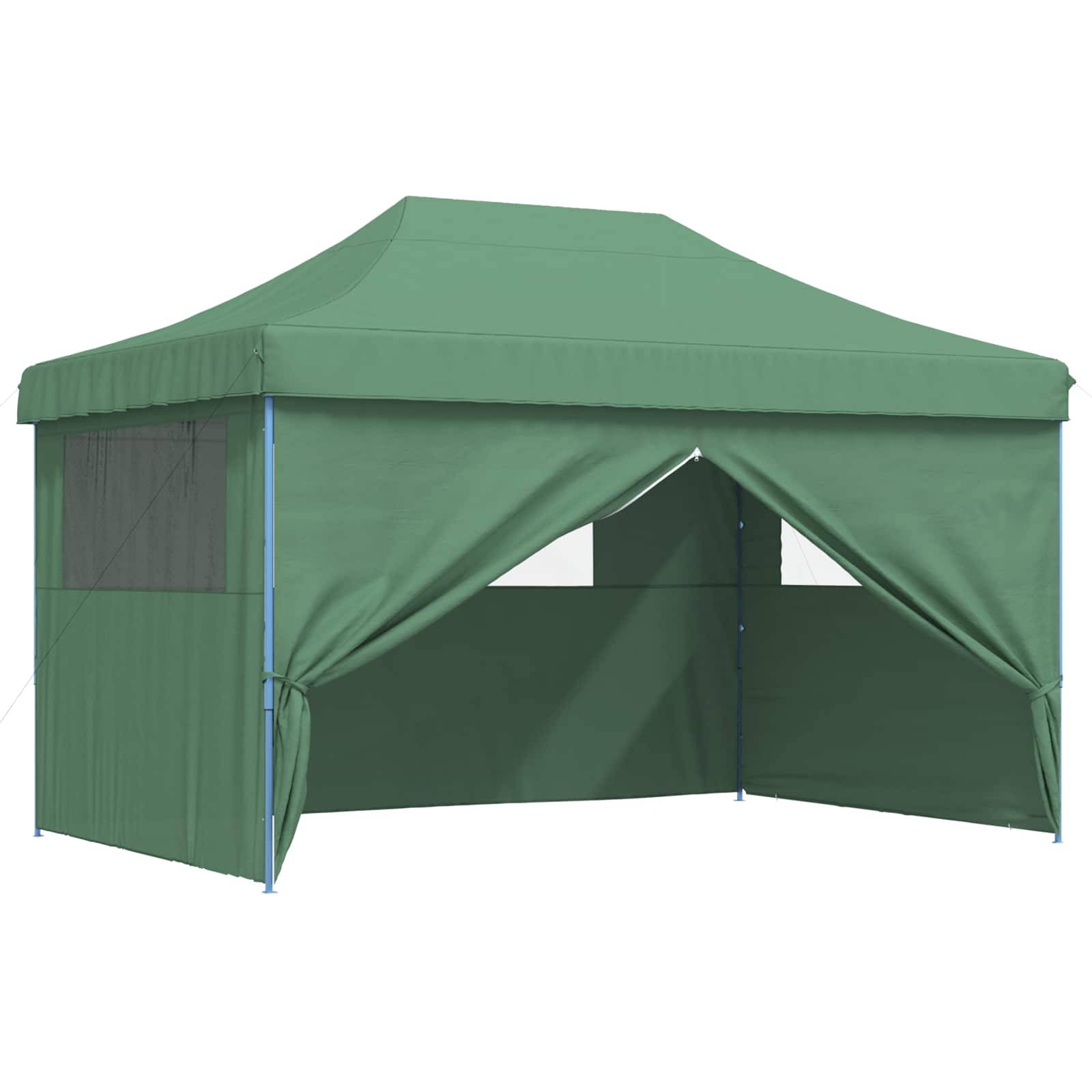 Vidaxl - Tente de réception pliable escamotable 4 parois latérales vert vidaXL 4004976 - Image 9