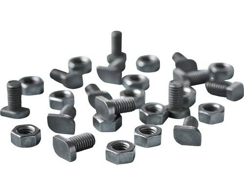 Juliana - Vis et boulons spéciaux pour serre de jardin, Acier inoxydable - Lot de 15 - Image 3