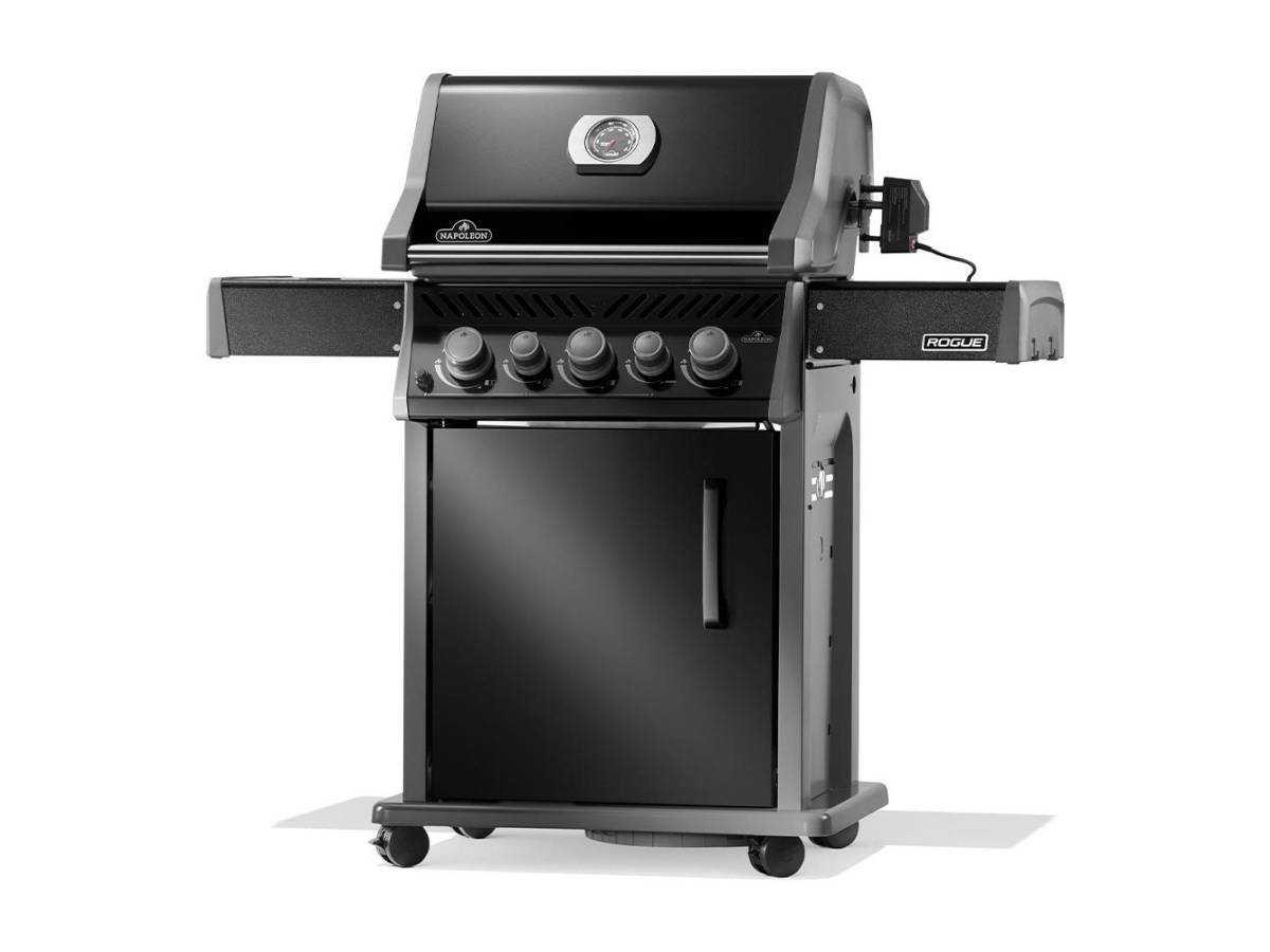 Napoleon - Barbecue à gaz Rogue 425 RB 3 brûleurs + 1 réchaud latéral + 1 brûleur rôtissoire + Housse de protection - Napoléon - Image 5