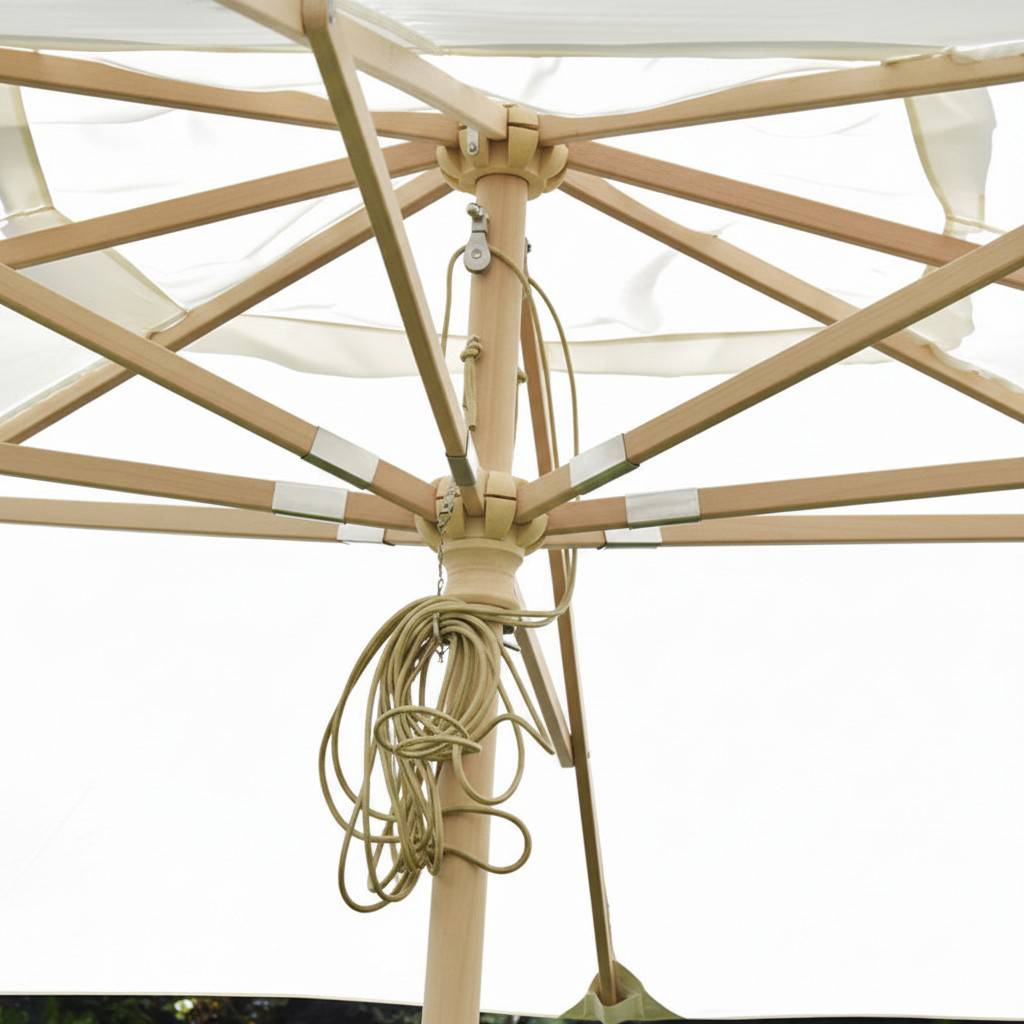 Parasol droit écru 4x3 m Pegasia - Gecko Jardin - Image 3