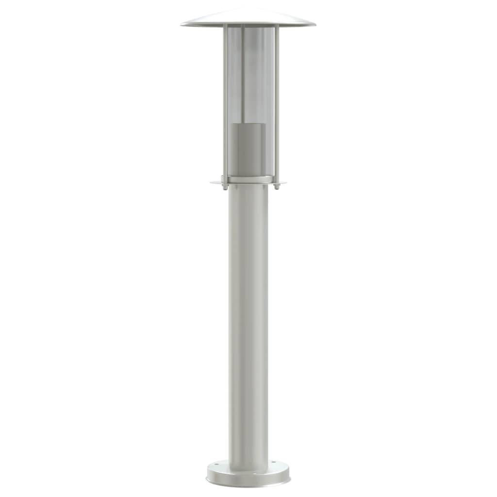 Lampadaire de jardin - Lampadaire d'extérieur argenté 60 cm acier inoxydable MP523 - Image 4