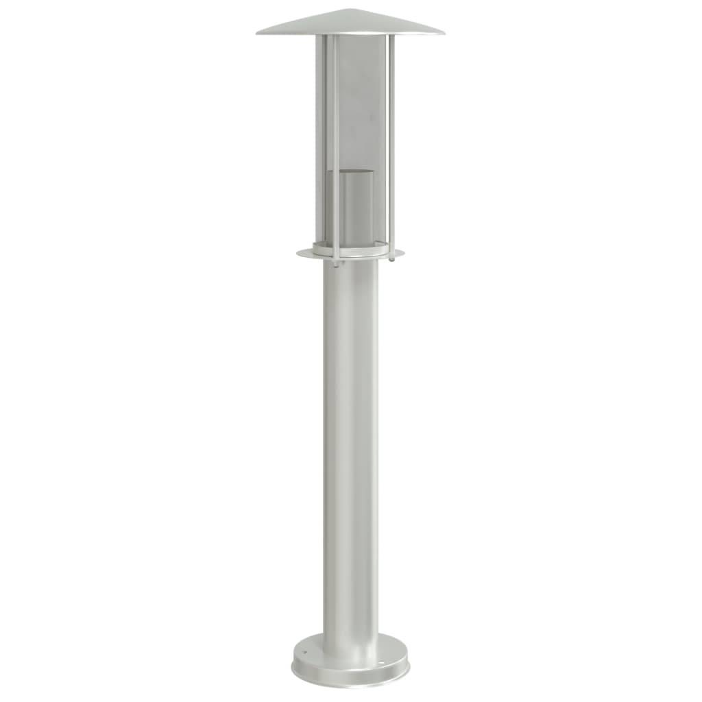 Lampadaire de jardin - Lampadaire d'extérieur argenté 60 cm acier inoxydable MP523 - Image 6