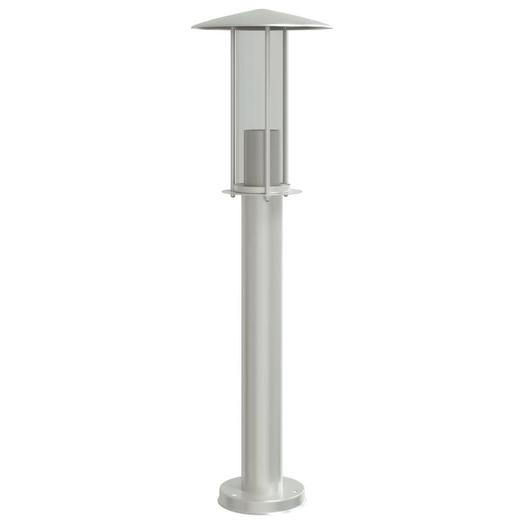 Lampadaire de jardin - Lampadaire d'extérieur argenté 60 cm acier inoxydable MP523 - Image 5