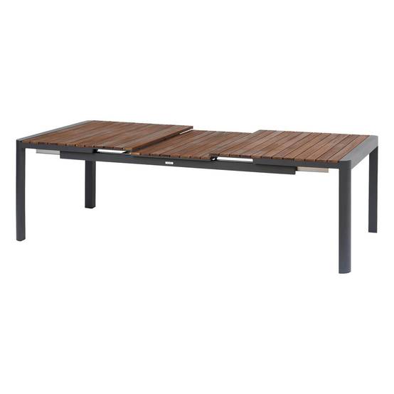 Hesperide - Table de jardin extensible "Paradize" Noyer & graphite 12 places en aluminium et acacia Hespéride - Image 4