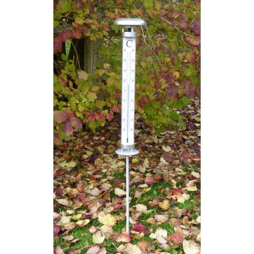 Inovalley - Thermomètre géant de jardin led solaire - Image 4