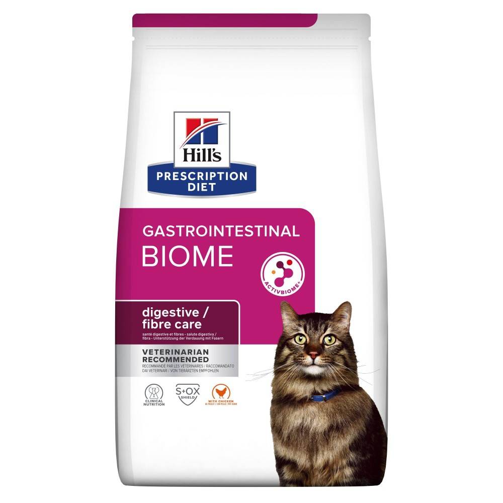CROQUETTES CHAT ADULT PRESCRIPTION DIETS GASTROINTESTINAL BIOME - HILL'S 1,5 kg