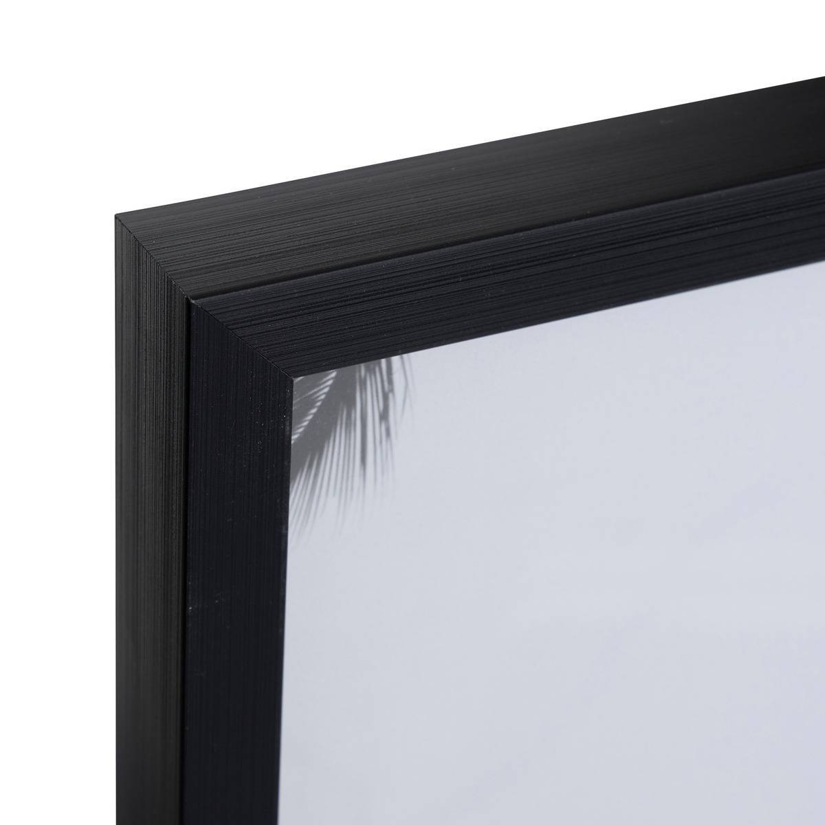 Atmosphera - Affiche encadrée Ayu noir et blanc 70x100cm - Atmosphera Créateur d'intérieur - Image 3