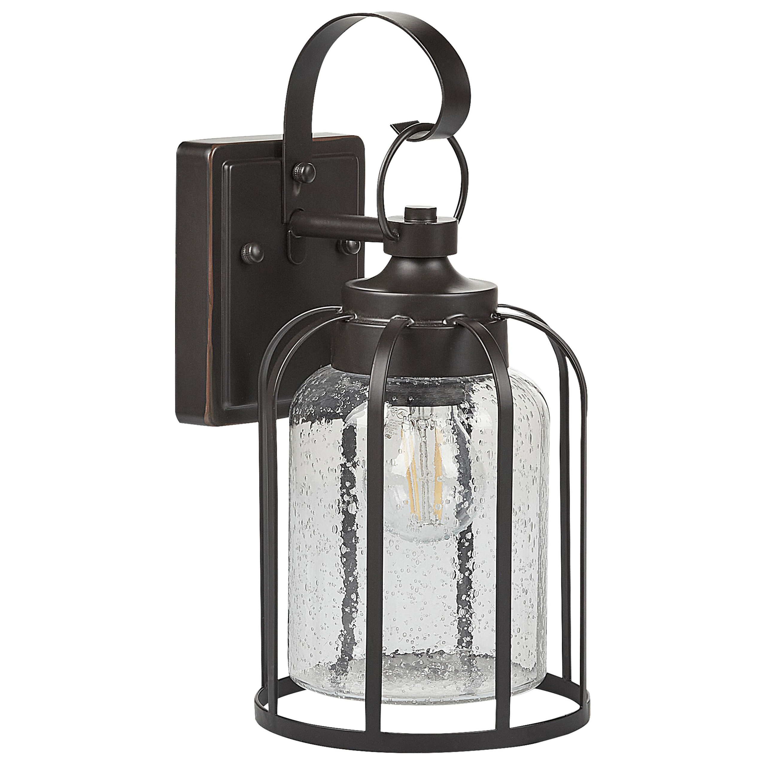 Beliani - Lampe murale pour l'extérieur Métal Noir WOOLER - Beliani - Image 2