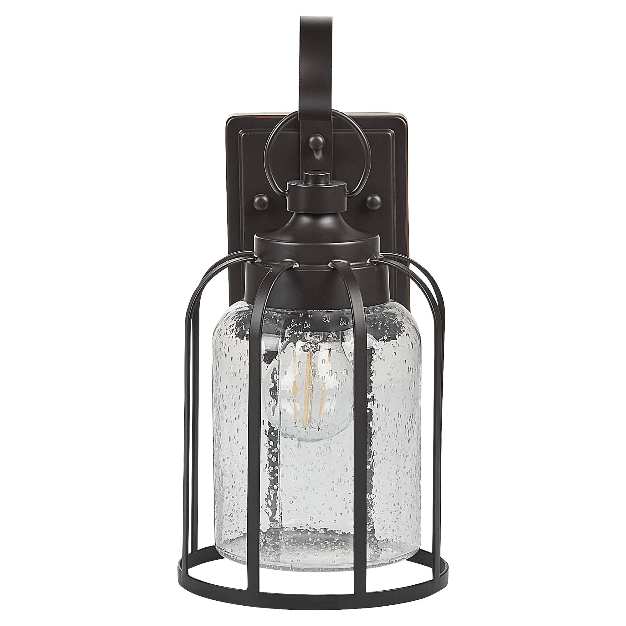 Beliani - Lampe murale pour l'extérieur Métal Noir WOOLER - Beliani - Image 4
