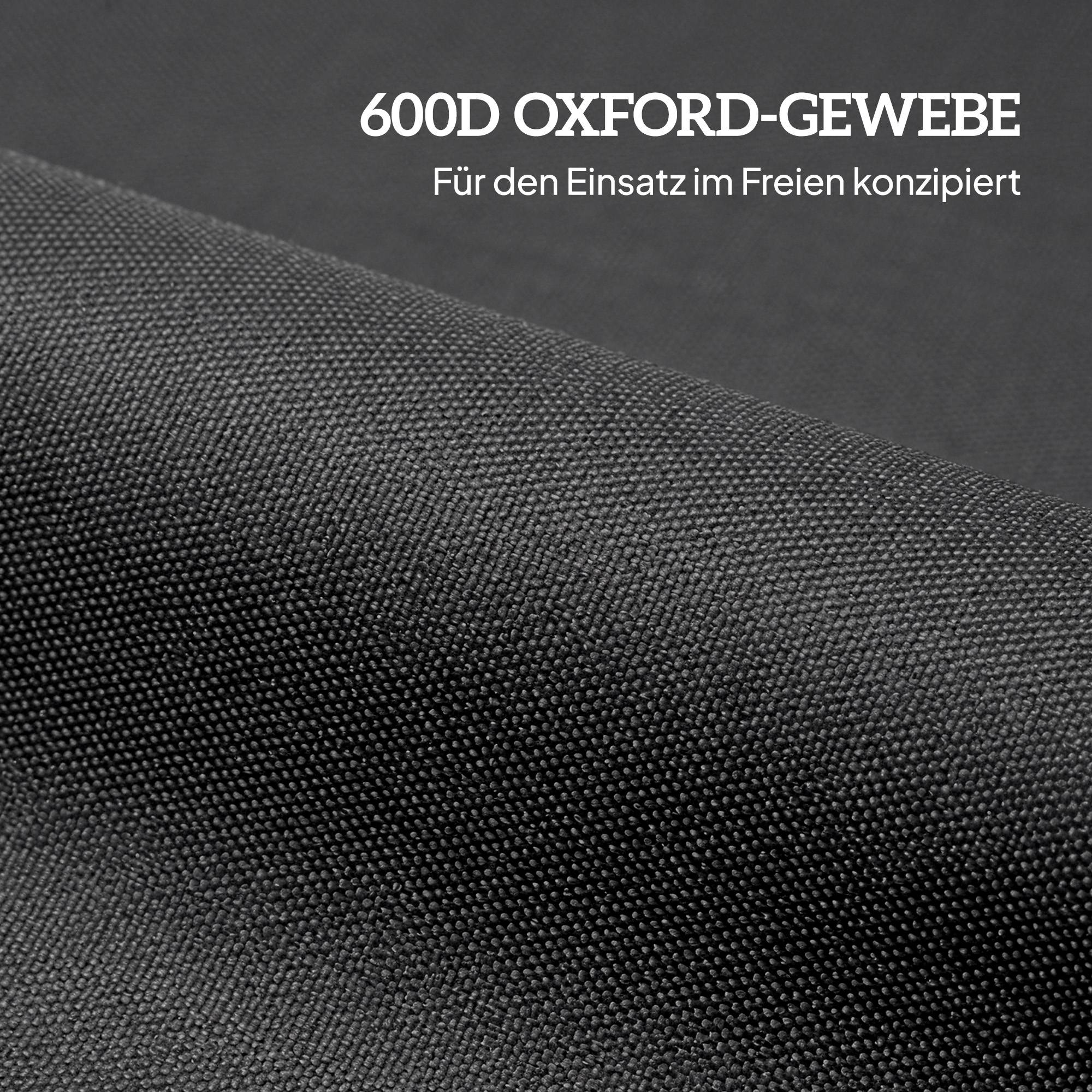 Lot de 8 sacs de lestage tissu Oxford tente barnum fixation velcro noir 20x50 cm - ComfortXL Outdoor Living - Image 9