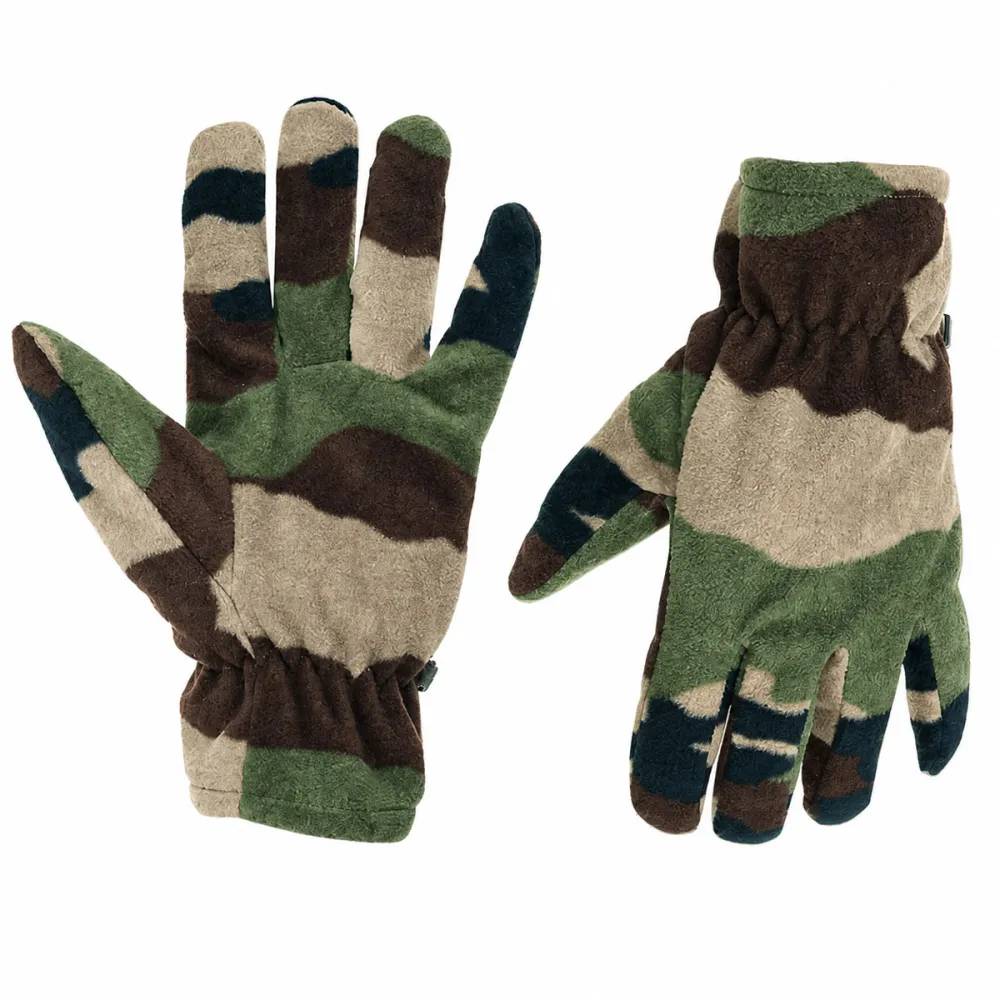 Gants polaires légers élastique fibre polaire polyester camo Percussion - Image 2