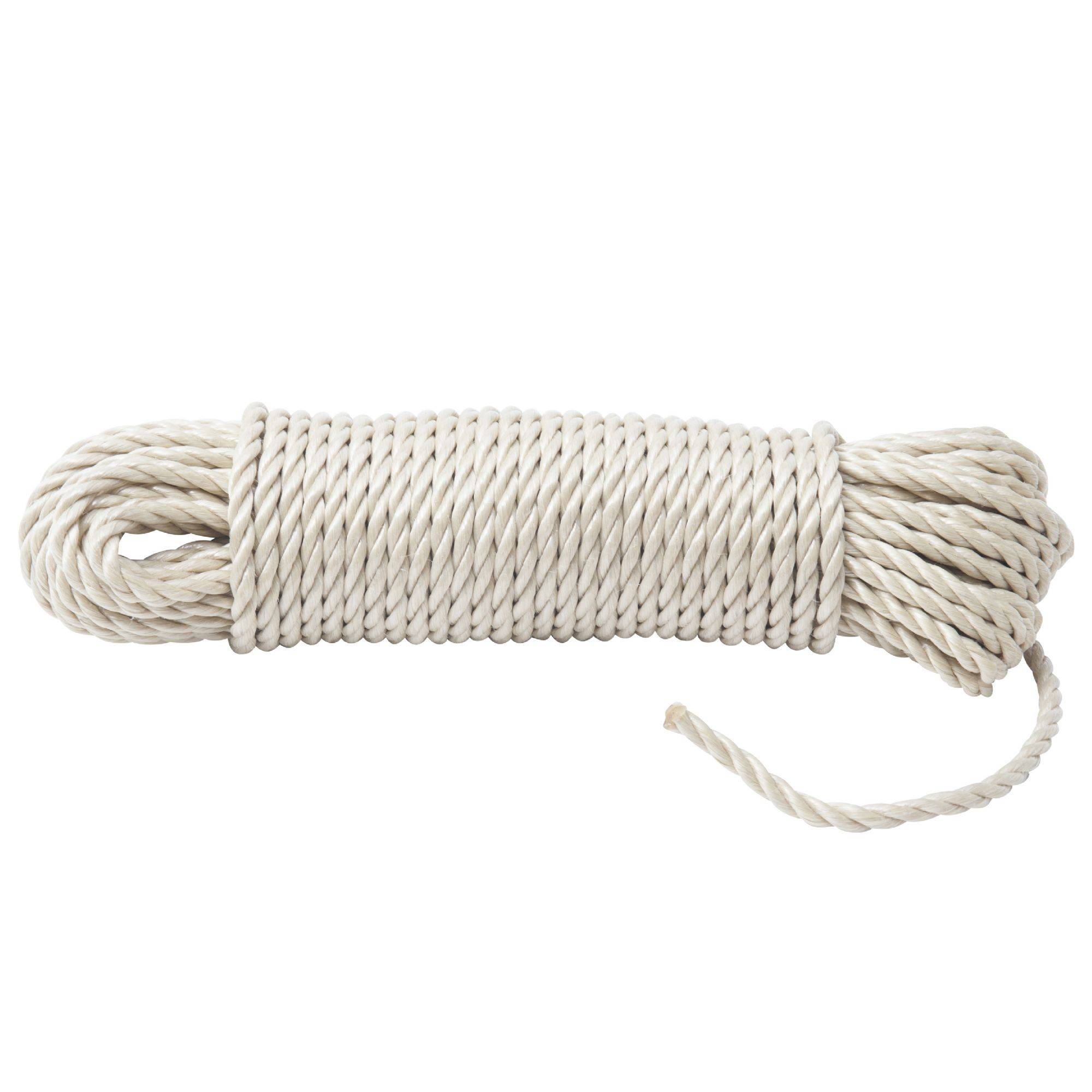 Corde beige 25m WERKA PRO - Ø 6 mm (résistance ± 550 kg) - Image 1