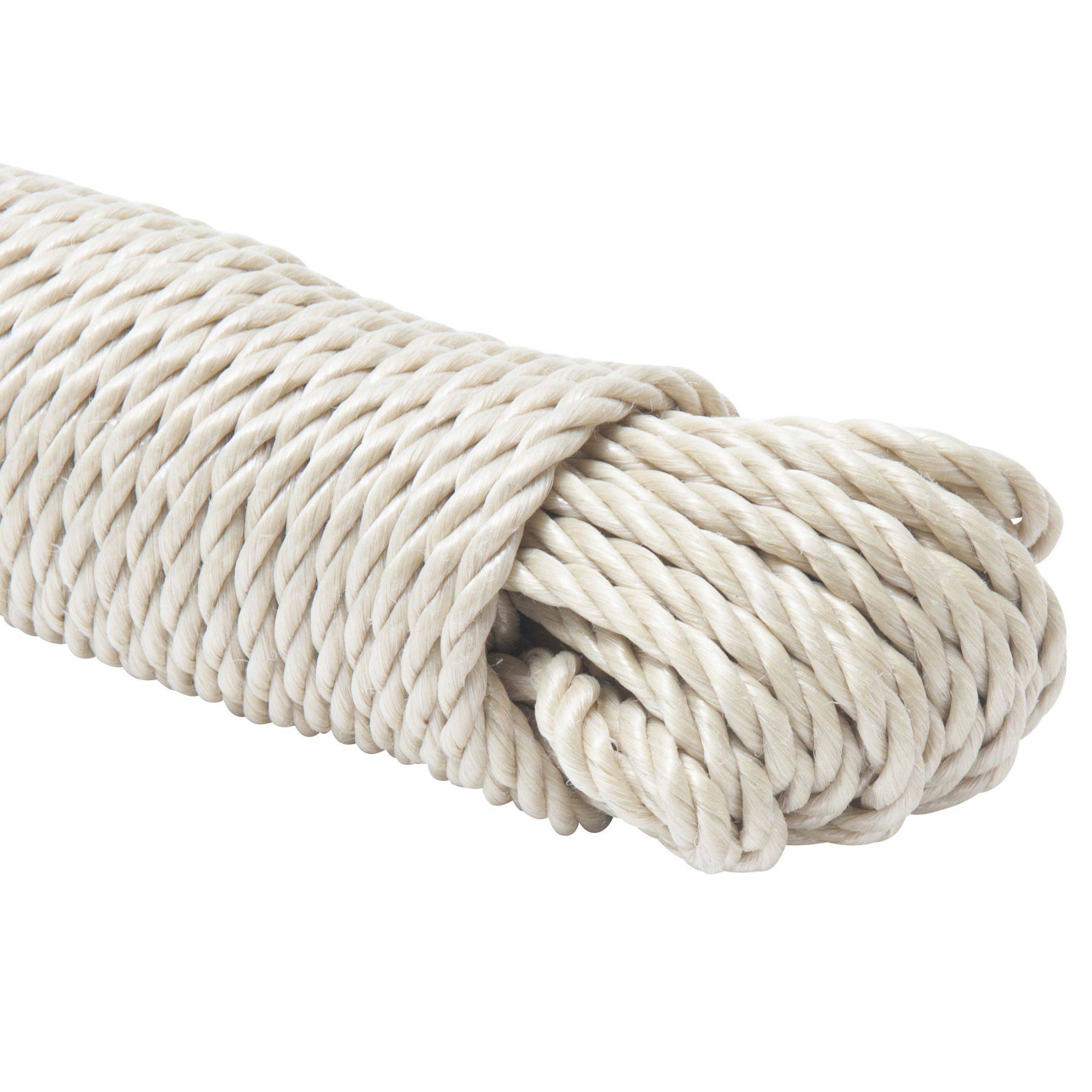 Corde beige 25m WERKA PRO - Ø 6 mm (résistance ± 550 kg) - Image 2