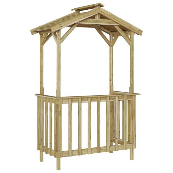 Vidaxl - Abri pour barbecue 133,5 x 63 x 200 cm Pinède imprégnée vidaXL 42013037 - Image 8